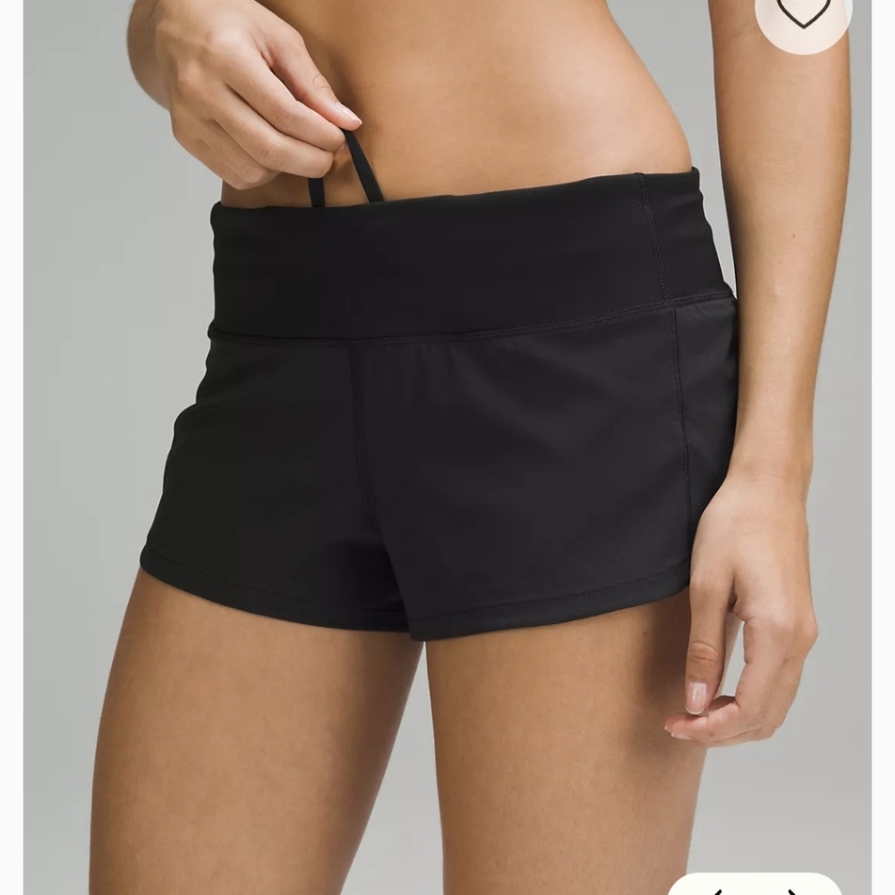 lululemon athletica Women's Dark Gray Athletic Shorts - Picture 2 of 5